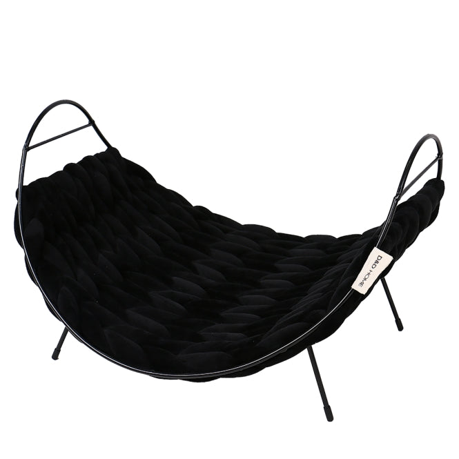 D&D Katzenbett Baily Fleece schwarz 40x35x20cm Katze kleiner Hund